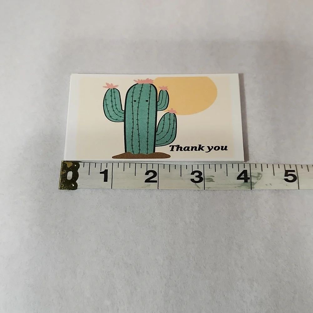 Cactus Business Thank You Card 50 Count